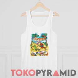 2001 Jimmy Buffett A Beach Odyssey Tour White Tank Top