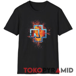2001 Rammstein Lava Logo Shirt