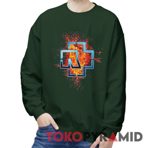 2001 Rammstein Lava Logo Sweatshirt 2001 Rammstein Lava Logo Sweatshirt