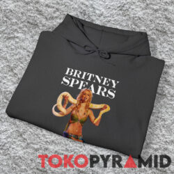 2001 VMAs Britney Spears With A Snake T-shirt 4 2001 Vmas Britney Spears With A Snake T shirt Dark Heather Hoodie