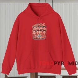 2002 Stanley Cup Detroit Red Wings Champions Caricature Shirt Red Hoodie