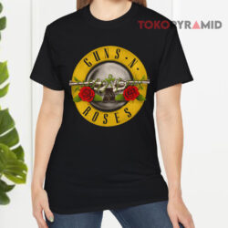 2004 Guns N' Roses Vintage Logo Black T shirt