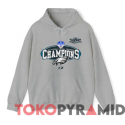 2004 Philadelphia Eagles Super Bowl XXXIX NFC T-shirt 2 2004 Philadelphia Eagles Super Bowl Xxxix Nfc T shirt Grey Hoodie