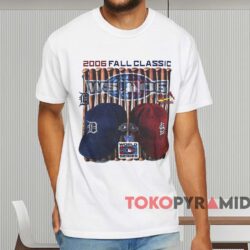 2006 Fall Classic Detroit Tigers Vs St Louis Cardinals Shirt White T shirt