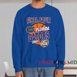2007 Florida Gators Ncaa Final Four Shirt Blue Sweatshirt