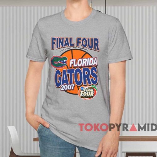 2007 Florida Gators Ncaa Final Four Shirt Grey T shirt