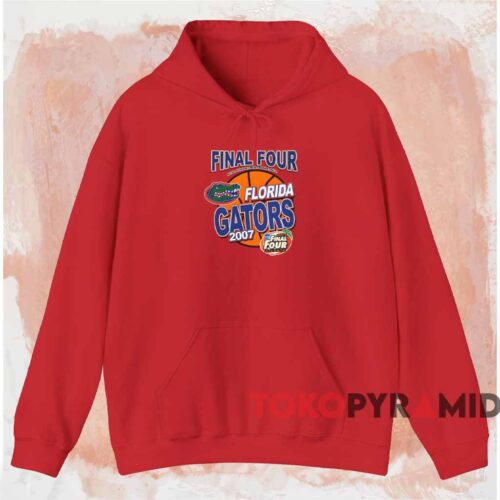 2007 Florida Gators Ncaa Final Four Shirt Red Hoodie