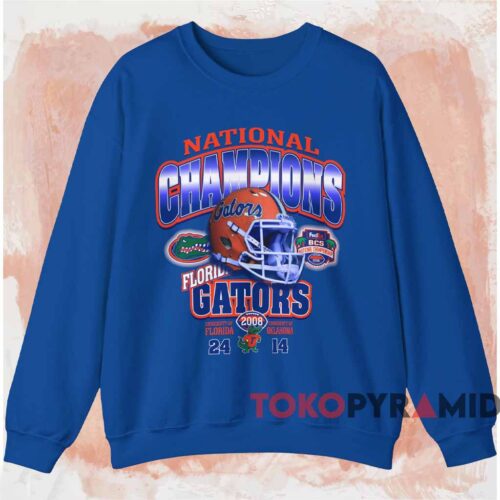2008 Florida Gators National Champions Shirt Blue Sweatshirt 2008 Florida Gators National Champions Shirt Blue Sweatshirt