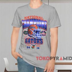 2008 Florida Gators National Champions Shirt Grey T shirt