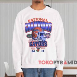 2008 Florida Gators National Champions Shirt 3 2008 Florida Gators National Champions Shirt White Sweatshirt