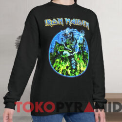 2008 Iron Maiden Somewhere Back In Time T-shirt 3 2008 Iron Maiden Somewhere Back In Time T shirt Black Sweatshirt