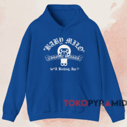 2009 Chrome Hearts x Bape Baby Milo T-shirt 2 2009 Chrome Hearts X Bape Baby Milo T shirt Blue Hoodie