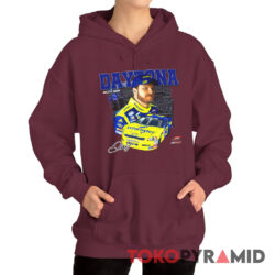 2010 Dale Earnhardt Jr T shirt Wrangler Daytona 500 Nascar Hoodie