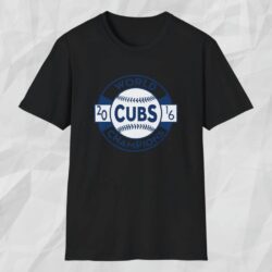 2016 Chicago Cubs World Champions Shirt Black T shirt