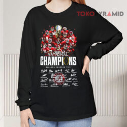 2020 National Champions Alabama Signatures Shirt 3 2020 National Champions Alabama Signatures Long sleeved