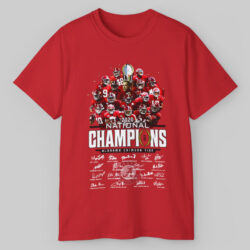 2020 National Champions Alabama Signatures T shirt