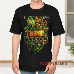 2023 24 Nba Champions Are Boston Celtics Black T shirt