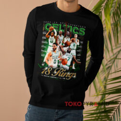 2023-24 NBA Champions Celtics 18 Rings The Greatest Franchise Of All Time Shirt 4 2023 24 Nba Champions Celtics 18 Rings The Greatest Franchise Of All Time Long sleeved