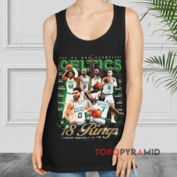 2023-24 NBA Champions Celtics 18 Rings The Greatest Franchise Of All Time Shirt 2 2023 24 Nba Champions Celtics 18 Rings The Greatest Franchise Of All Time Tank Top