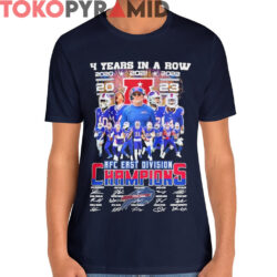 2023 Buffalo Bills NFC East Champions Shirt Signatures