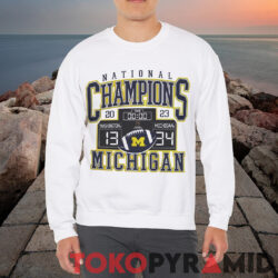 2023 Michigan National Champions Scoreboard Shirt 2 2023 Michigan National Champions Scoreboard Sweatshirt