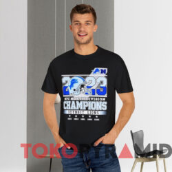 2023 Nfc North Division Champions Detroit Lions T shirt Black T shirt