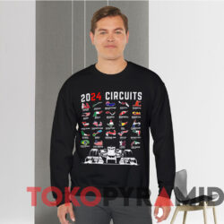 2024 Formula Racing Track Formula Race Fan T-Shirt 3 2024 Formula Racing Track Formula Race Formula Car Fan T shirt Black Sweatshirt