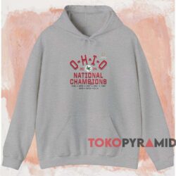 2024 National Champions Ohio State Buckeyes Hometown Tri-Blend Shirt 2 2024 National Champions Ohio State Buckeyes Hometown Tri blend Shirt Grey Hoodie