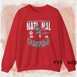 2024 National Champions Ohio State Buckeyes Shirt 4 2024 National Champions Ohio State Buckeyes Shirt Red Sweatshirt