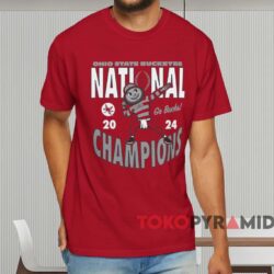 2024 National Champions Ohio State Buckeyes Shirt Red T shirt