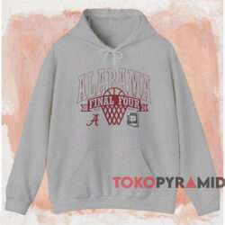 2024 NCAA Alabama Crimson Tide Final Four Shirt 2 2024 Ncaa Alabama Crimson Tide Final Four Shirt Grey Hoodie