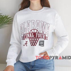 2024 NCAA Alabama Crimson Tide Final Four Shirt 3 2024 Ncaa Alabama Crimson Tide Final Four Shirt White Sweatshirt
