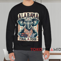 2024 NCAA Alabama Final Four Shirt 4 2024 Ncaa Alabama Final Four Shirt Black Sweatshirt
