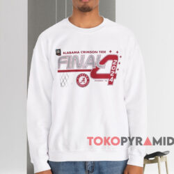 2024 NCAA Men’s Basketball Alabama Crimson Tide Final Four Shirt 4 2024 Ncaa Men’s Basketball Alabama Crimson Tide Final Four Shirt White Sweatshirt