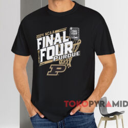 2024 Ncaa Purdue Boilermakers Final Four Shirt Black T shirt