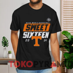 2024 Ncaa Tennessee Volunteers Sweet 16 Shirt Black T shirt