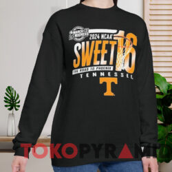 2024 NCAA Tennessee Volunteers Sweet 16 The Road To Phoenix Shirt 4 2024 Ncaa Tennessee Volunteers Sweet 16 The Road To Phoenix Shirt Black Sweatshirt
