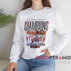 2024 NCAA Women's Basketball National Champions South Carolina Gamecocks Shirt 4 2024 Ncaa Women's Basketball National Champions South Carolina Gamecocks Shirt White Sweatshirt