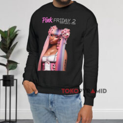 2024 Nicki Minaj Pink Friday 2 World Tour Shirt Double Sided 3 2024 Nicki Minaj Pink Friday 2 World Tour Black Sweatshirt