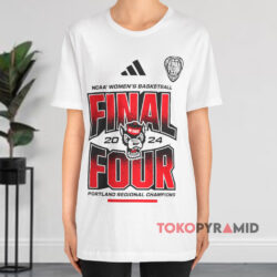2024 Wolfpack Final Four White T shirt