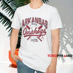 2025 Arkansas Razorbacks Wps Omahogs Shirt White T shirt