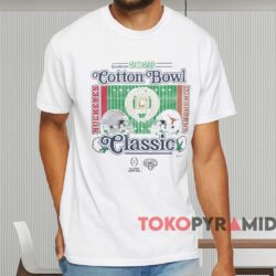 2025 Cotton Bowl Ohio State Buckeyes Vs Texas Longhorns Shirt White T shirt