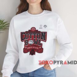 2025 Goodyear Cotton Bowl Ohio State Shirt 4 2025 Goodyear Cotton Bowl Ohio State Shirt Whtie Sweatshirt