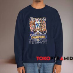 2025 Indiana Pacers East Conference Finals Champions Signatures Shirt 3 2025 Indiana Pacers East Conference Finals Champions Signatures Shirt Navy Sweatshirt