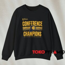 2025 Indiana Pacers Eastern Conference Champions Ball Handler Shirt 3 2025 Indiana Pacers Eastern Conference Champions Ball Handler Shirt Black Sweatshirt