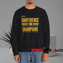 2025 Indiana Pacers Eastern Conference Champions Ball Handler Shirt 4 2025 Indiana Pacers Eastern Conference Champions Ball Handler Shirt Black Sweatshirt