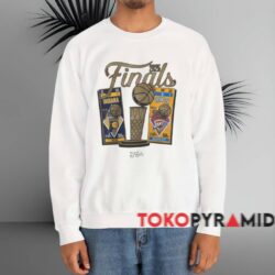 2025 Indiana Pacers vs Oklahoma City Thunder Stadium Shirt 4 2025 Indiana Pacers Vs Oklahoma City Thunder Stadium Shirt White Sweatshirt