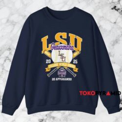 2025 LSU Geauxmaha College World Series Shirt 4 2025 Lsu Geauxmaha College World Series Shirt Navy Sweatshirt