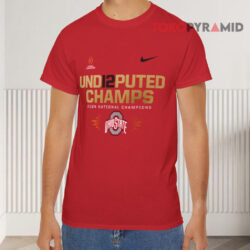 2025 National Champions Ohio State Und12puted Shirt 4 2025 National Champions Ohio State Und12puted Red T shirt