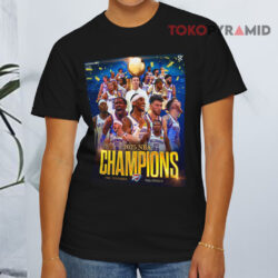 2025 Nba Champions Okc Thunder Nba Finals Black T shirt